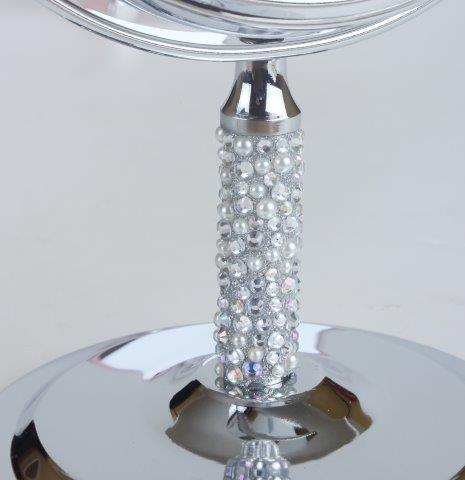 Fancy Metal Goods Sparkle Stand Mirror 7x Magnification