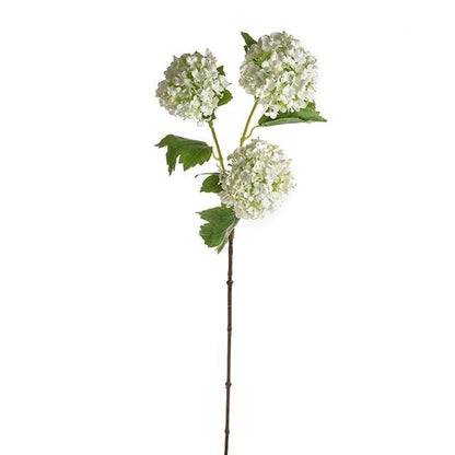 Faux Cream Snowball Single Stem Floral Accessories