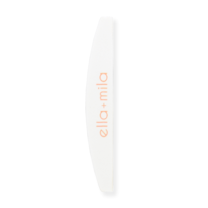 White half-moon nail file and buffer – ella+mila File Buffer