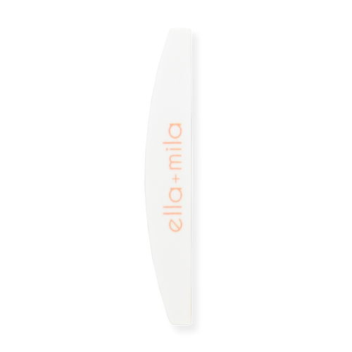 White half-moon nail file and buffer – ella+mila File Buffer