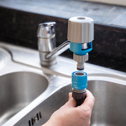 Flopro Indoor Multi-Tap Connector on mixer tap