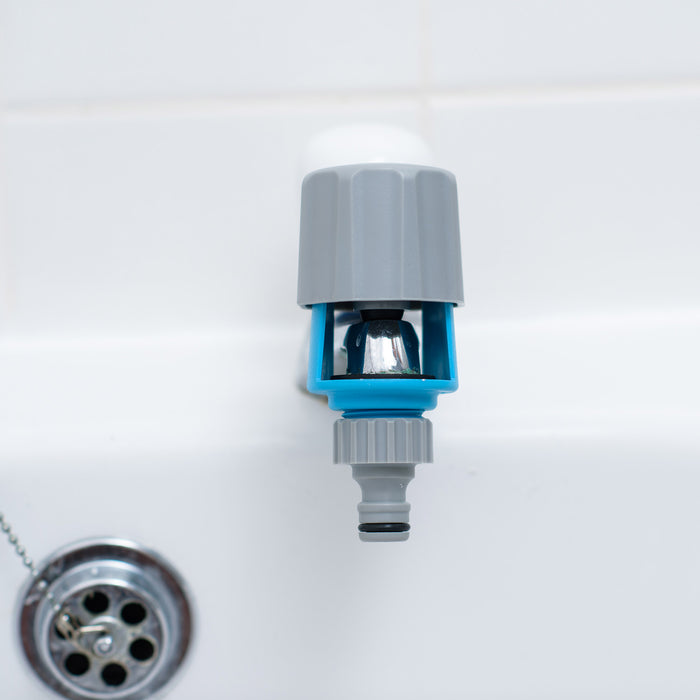 Flopro Indoor Multi-Tap Connector on bath