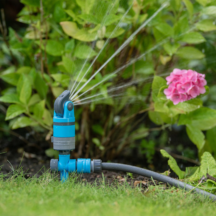 Flopro Multiflo sprinkler in border