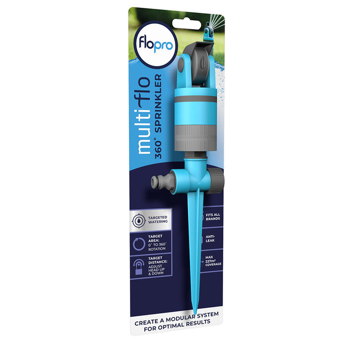 Flopro Multiflo sprinkler in packaging