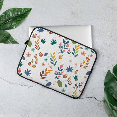 Floral Laptop Sleeve - Billyforce Shop