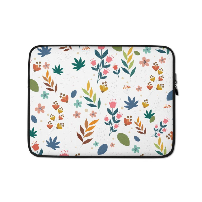 Floral Laptop Sleeve - Billyforce Shop