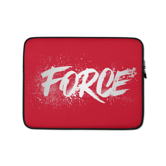 FORCE Splashed! Red Laptop Sleeve - Billyforce Shop