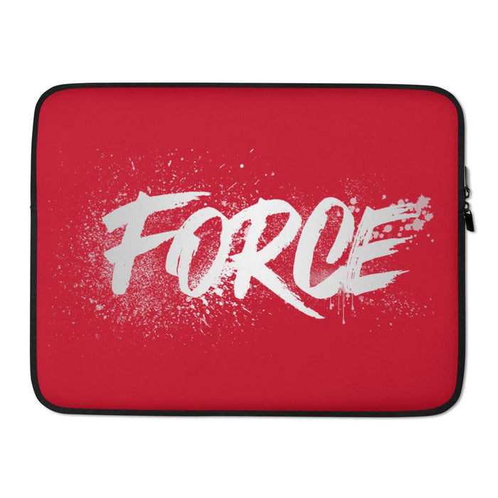 FORCE Splashed! Red Laptop Sleeve - Billyforce Shop