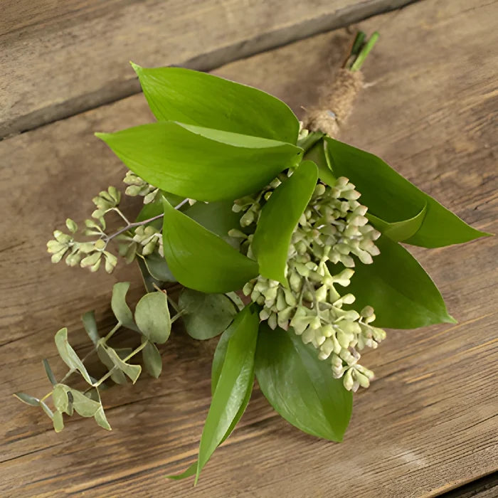 Forest Fern Bouquet and Boutonniere