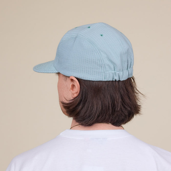 Found Feather - 5 Panel Seersucker Jet Cap - Mint