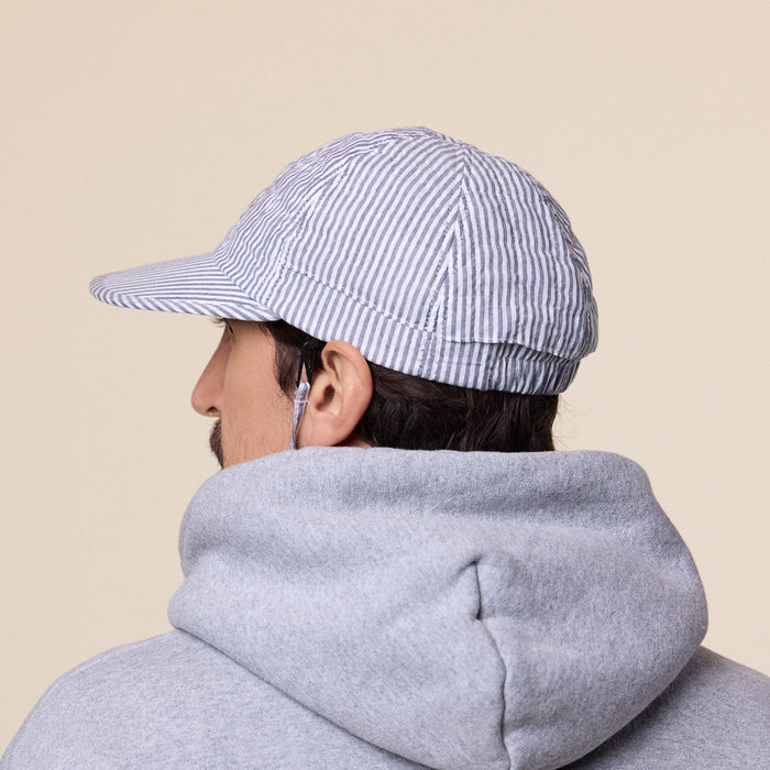 Found Feather - Classic Corded Cap - Blue Stripe