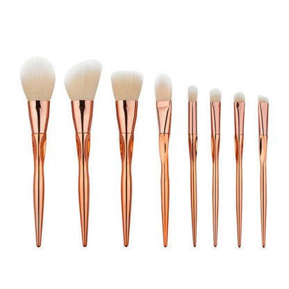 Foundation Brush Set Yellow hair EELHOE COSMETICS