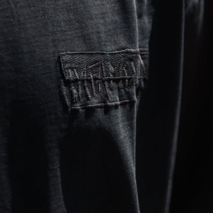 FOUNDATION TEE - BLACK WASH