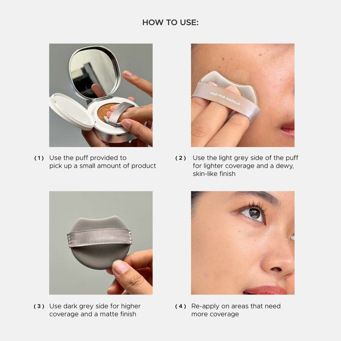 [FREE EMBOSS PO 3 DAYS] Pearlfect Cover Skin-Fit Cushion