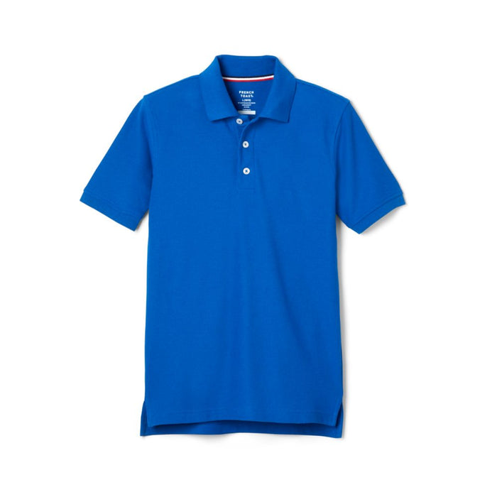 French Toast Boys Short Sleeve Pique Polo with Science and Medicine Logo