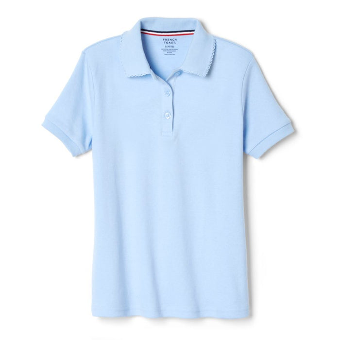 French Toast Girls Plus Short Sleeve Polo with Science and Medicine Logo