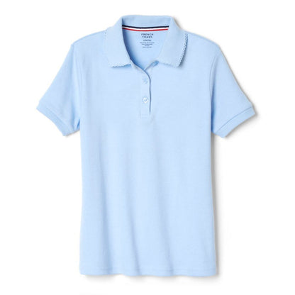 French Toast Girls Short Sleeve Polo with Science and Medicine Logo