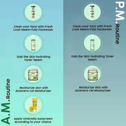Fresh Look Neem & Tulsi Face Wash, Mild Hydrating Moisturizing Foaming All Skin Types - Keya Seth Aromatherapy