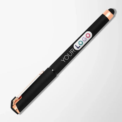 Full Color Hughes Gel Pen with Rose Gold Trim