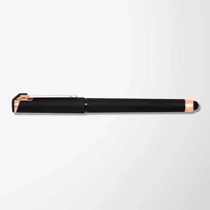 Full Color Hughes Gel Pen with Rose Gold Trim