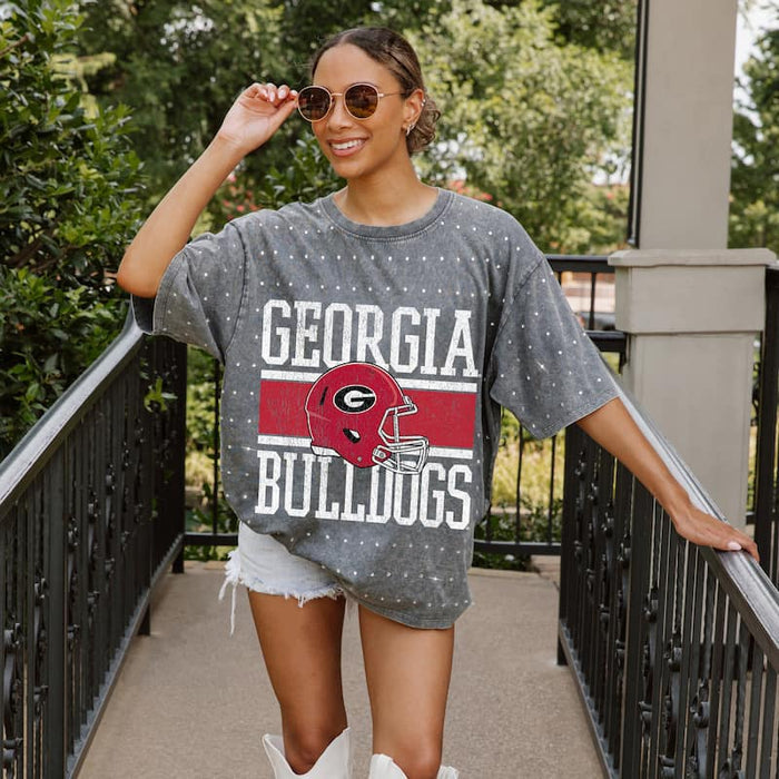 Game Couture Women's On The Ball Short Sleeve Tee - UGA