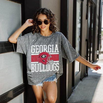 Game Couture Women's On The Ball Short Sleeve Tee - UGA