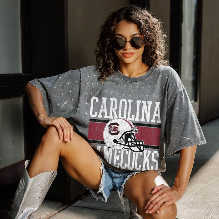 Gameday Couture Women's On The Ball Short Sleeve Tee - South Carolina