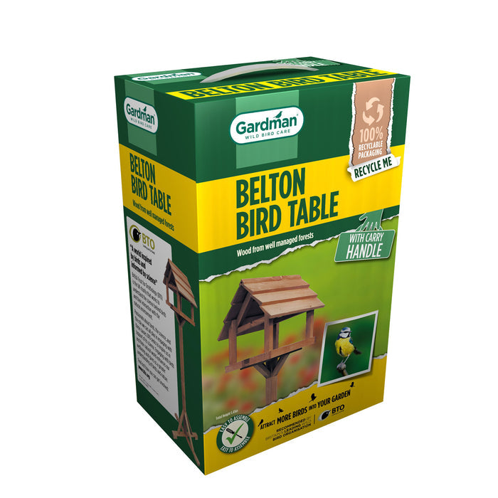 Gardman Belton Bird Table in box