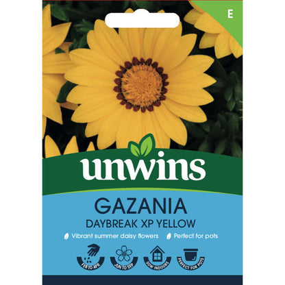 Gazania Seeds 'Daybreak XP Yellow'
