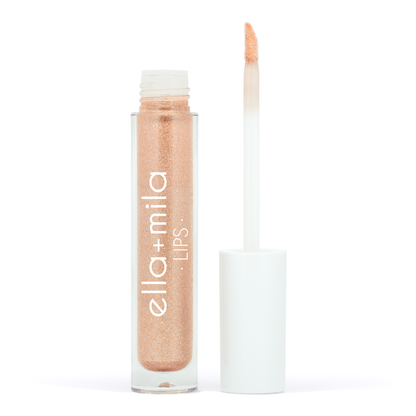 Get the Glow shimmer lip gloss tube with applicator wand – ella+mila Lips