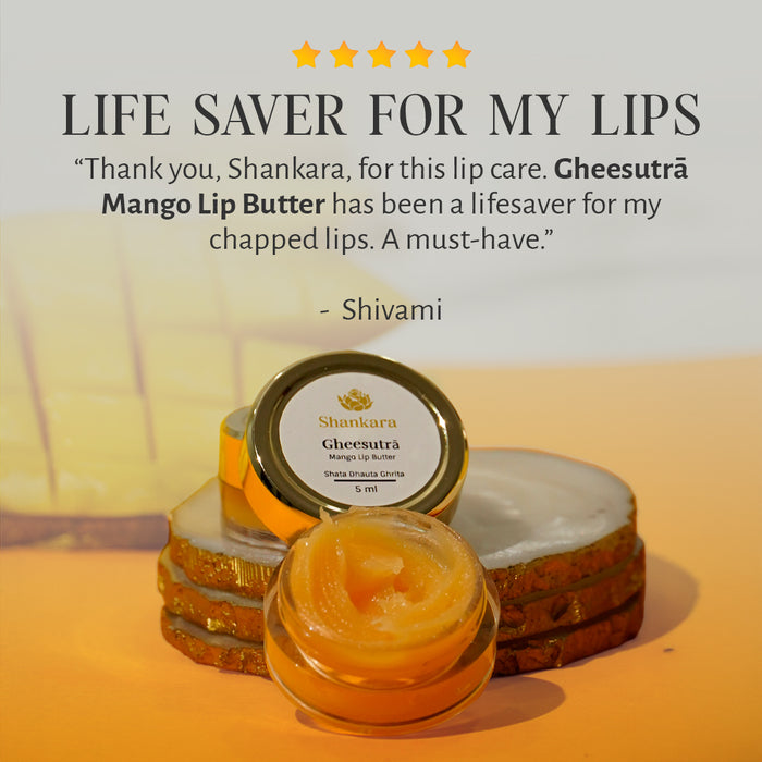 Gheesutrā Mango Lip Butter