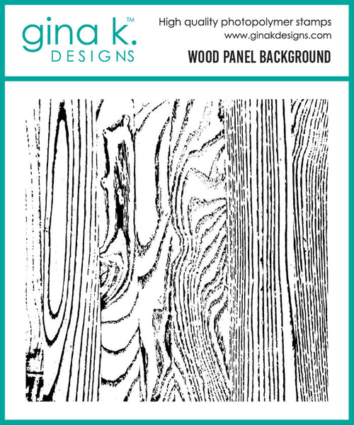 Gina K. Designs - Background Stamp - Wood Panel. Available at Embellish Away located in Bowmanville Ontario Canada.