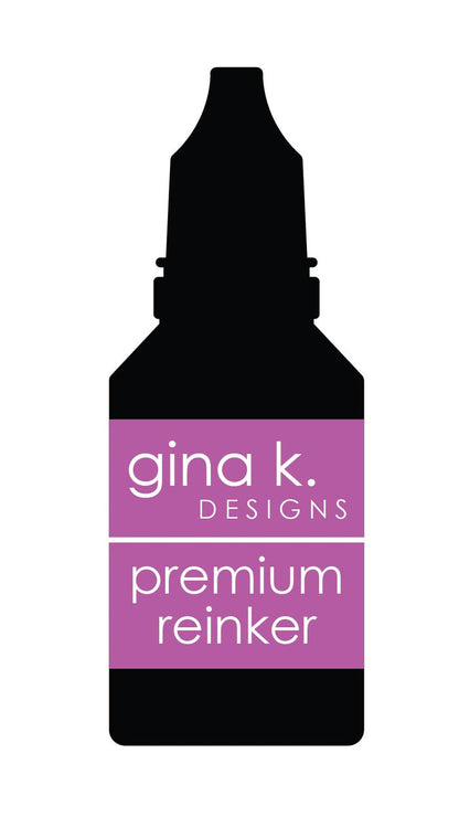 Gina K. Designs - Ink Refills - Orchid & Lilac. These Acid Free and PH-Neutral. Use to re-ink Gina K. Designs Color Coordinates Ink Pad and for other techniques. Available: Orchid Light, Orchid Medium, Orchid Dark, Lilac Light, Lilac Medium, Lilac Dark. Available at Embellish Away located in Bowmanville Ontario Canada.