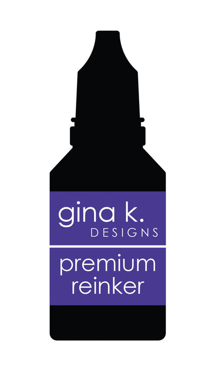 Gina K. Designs - Ink Refills - Orchid & Lilac. These Acid Free and PH-Neutral. Use to re-ink Gina K. Designs Color Coordinates Ink Pad and for other techniques. Available: Orchid Light, Orchid Medium, Orchid Dark, Lilac Light, Lilac Medium, Lilac Dark. Available at Embellish Away located in Bowmanville Ontario Canada.