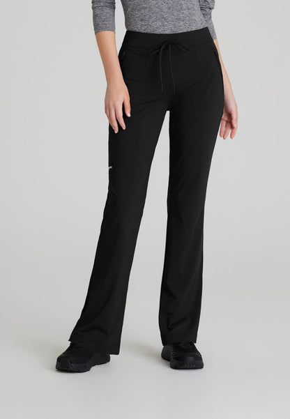Glide Knit Flare Pant - Black - Grey's Anatomy Scrubs