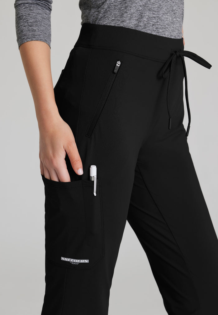 Glide Knit Flare Pant - Black - Grey's Anatomy Scrubs