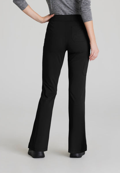 Glide Knit Flare Pant - Black - Grey's Anatomy Scrubs