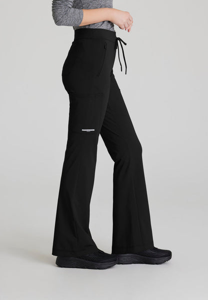 Glide Knit Flare Pant - Black - Grey's Anatomy Scrubs