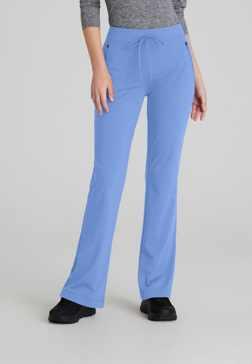 Glide Knit Flare Pant - Ciel Blue - Grey's Anatomy Scrubs