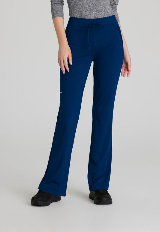 Glide Knit Flare Pant - Navy - Grey's Anatomy Scrubs