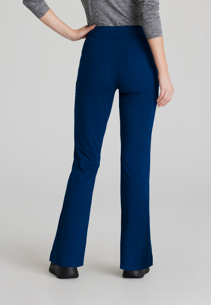 Glide Knit Flare Pant - Navy - Grey's Anatomy Scrubs