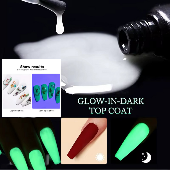 Glow in the Dark Top Coat – Glossy 15ml