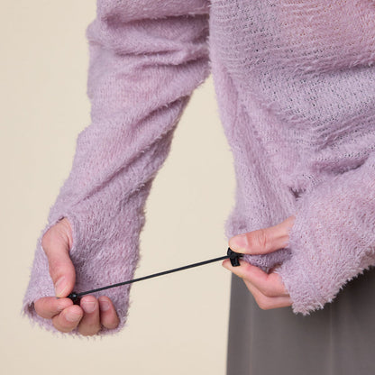Gnuhr - Shag Fleece Hoodie - Purple Dove