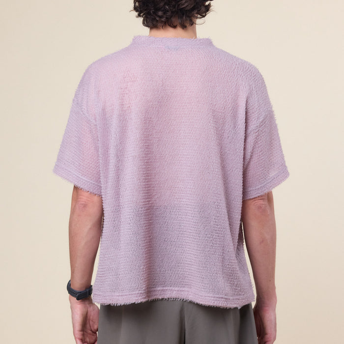 Gnuhr - Shag Fleece T-Shirt - Purple Dove
