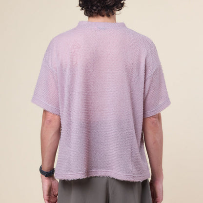 Gnuhr - Shag Fleece T-Shirt - Purple Dove