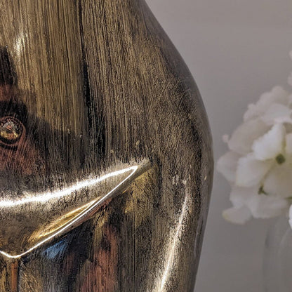 Gold Tall Female Silhouette Vase Accessories