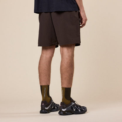 Goldwin - Nylon Shorts - Jet Brown