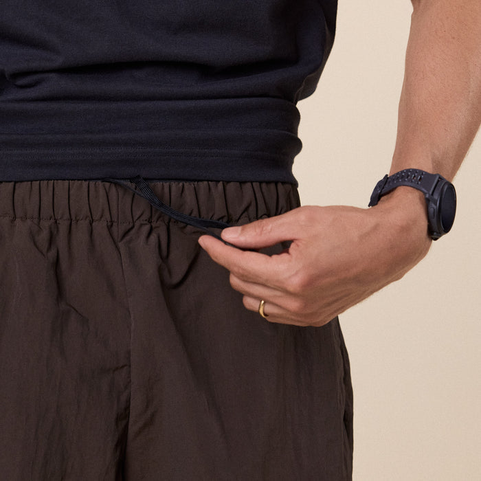 Goldwin - Nylon Shorts - Jet Brown
