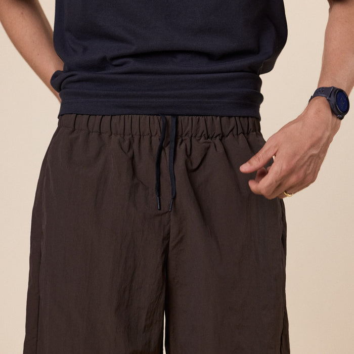 Goldwin - Nylon Shorts - Jet Brown