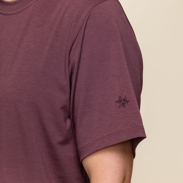 Goldwin - Polartec Delta T-Shirt - Mauve Wine GM65106